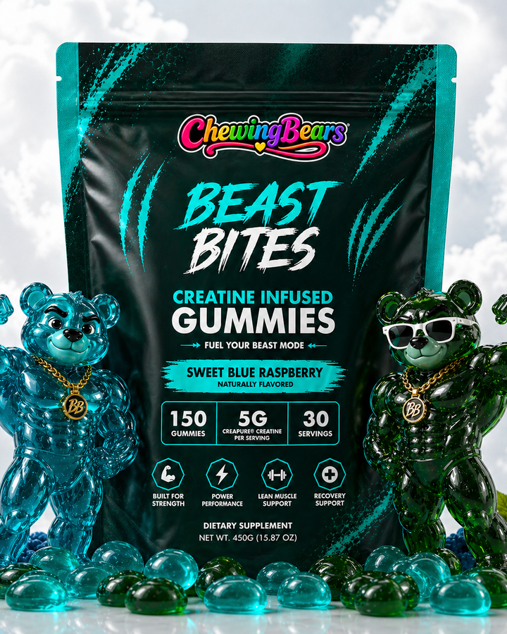Creatine & Magnesium Gummies for Recovery & Daily Balance | ChewingBears